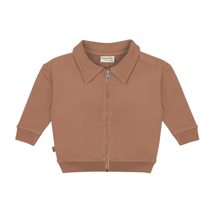 Frogs & Dogs Zip Up Sweater | Vest | Beaver Fur | Bruin