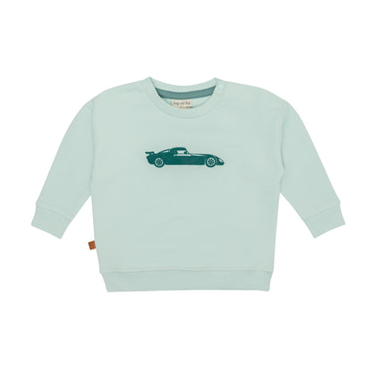 Frogs & Dogs Sweater | Trui | Fast Car | Pastel Blue