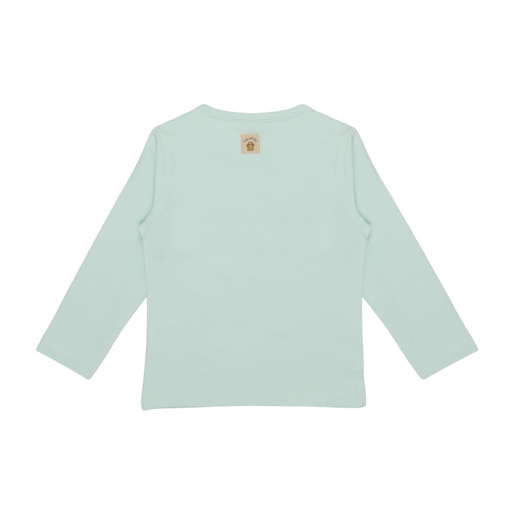 Frogs & Dogs Shirt | Lange Mouw | Little Dude | Pastel Blue