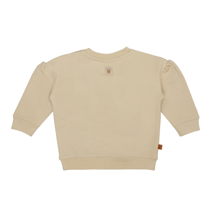 Frogs & Dogs Sweater | Trui | Queen Bee | Peyote | Beige | Geel