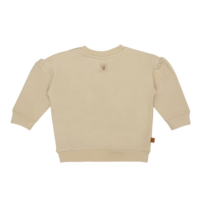 Frogs & Dogs Sweater | Trui | Queen Bee | Peyote | Beige | Geel