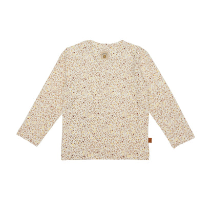 Frogs & Dogs Shirt | Leaves | Pristine | Creme Wit met Print