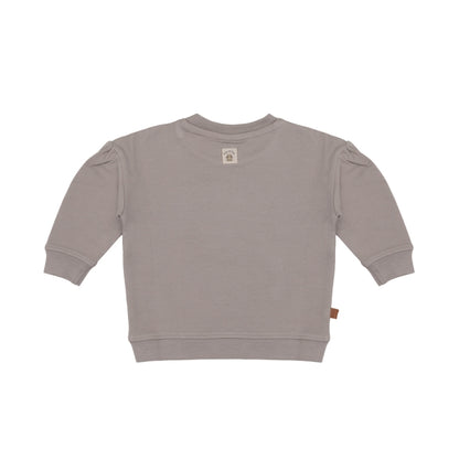 Frogs & Dogs Sweater | Trui | Petit Ours | Wet Weather | Grijs | Roze