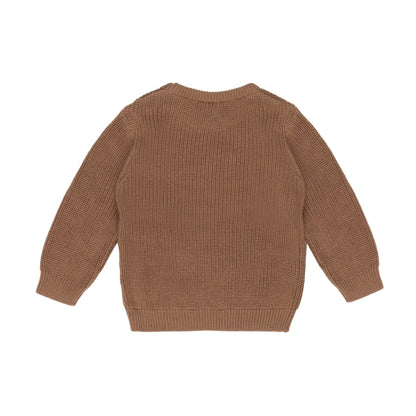 Frogs & Dogs Sweater | Trui | Flat Knit Rib | Beaver Fur | Bruin