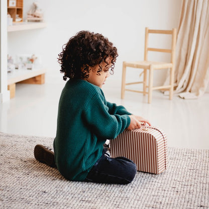 Frogs & Dogs Sweater | Trui | Flat Knit Rib | Jasper | Donkergroen