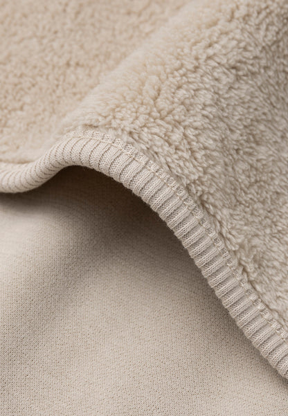 Jollein Deken Wieg | 75 x 100 cm | Basic Jersey/Sherpa | Warm Sand
