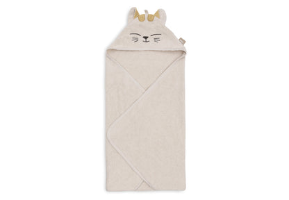 Jollein Badcape | Badstof | 75 x 75 cm | Charlie Cat
