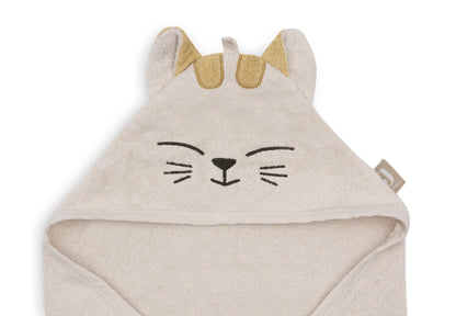 Jollein Badcape | Badstof | 75 x 75 cm | Charlie Cat