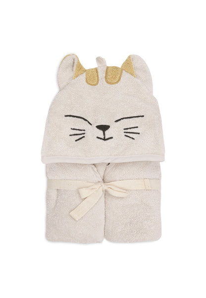 Jollein Badcape | Badstof | 75 x 75 cm | Charlie Cat