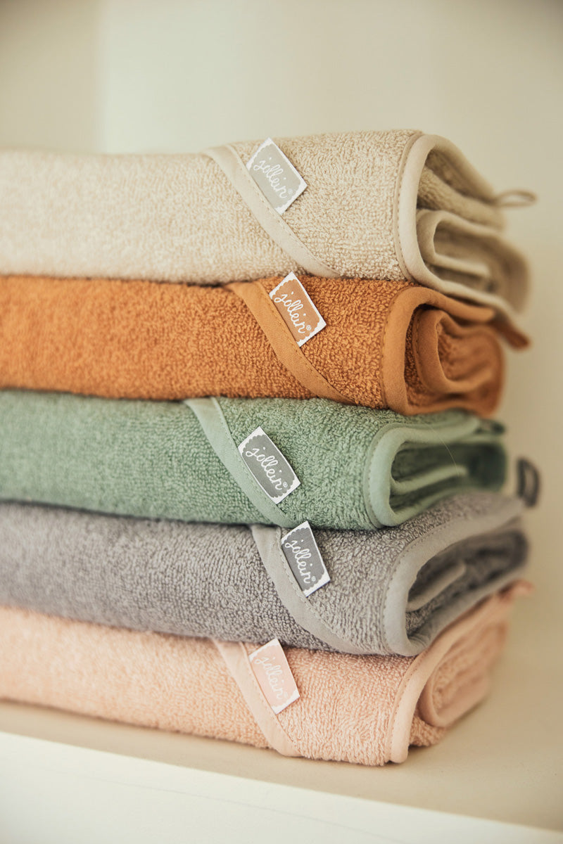 Jollein Badcape | Badstof | 75 x 75 cm | Ash Green