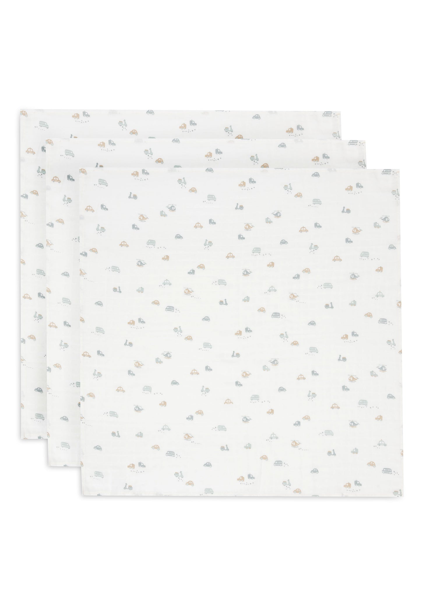 Jollein Hydrofiele Doek Small | 70 x 70 cm | 3pack | On The Go