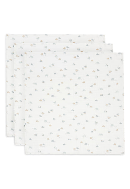 Jollein Hydrofiele Doek Small | 70 x 70 cm | 3pack | On The Go