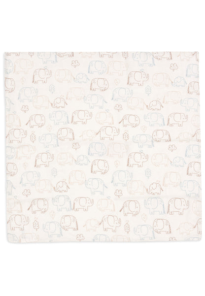 Jollein Hydrofiele Doek Small | 70 x 70 cm | 3pack | Elephant Tales