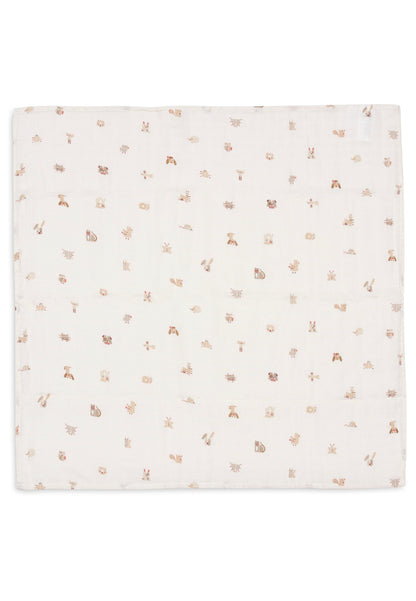 Jollein Hydrofiele Doek Small | 70 x 70 cm | 3pack | Animal Friends