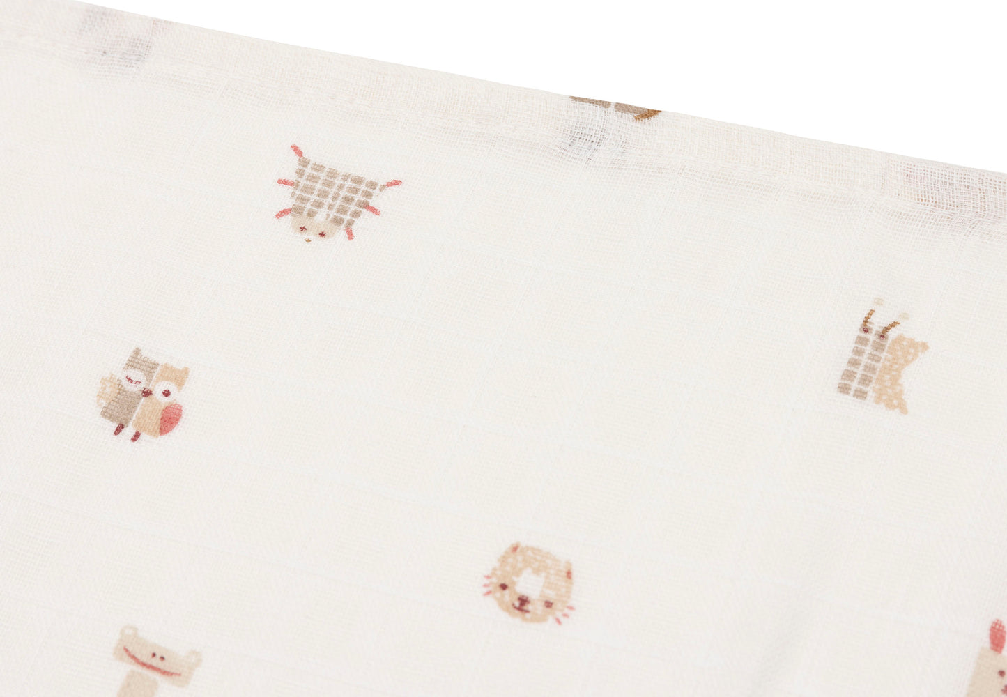 Jollein Hydrofiele Doek Small | 70 x 70 cm | 3pack | Animal Friends