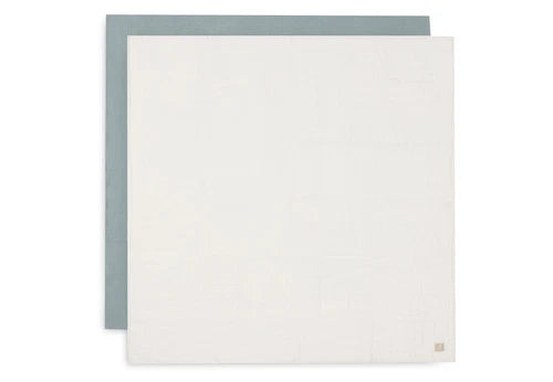 Jollein Hydrofiele Doek | 115 x 115 cm | 2pack | Sea Green