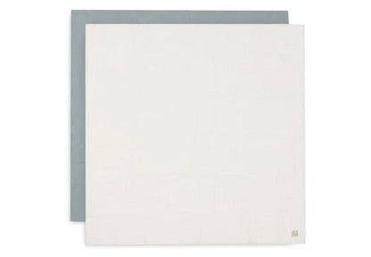 Jollein Hydrofiele Doek | 115 x 115 cm | 2pack | Sea Green