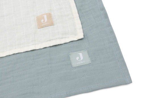 Jollein Hydrofiele Doek | 115 x 115 cm | 2pack | Sea Green