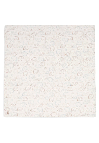 Jollein Hydrofiele Doek | 115 x 115 cm | 2pack | Elephant Tales
