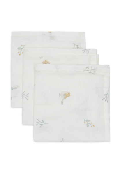 Jollein Hydrofiele Monddoekjes | 31 x 31 cm | 3pack | Lovely Bird