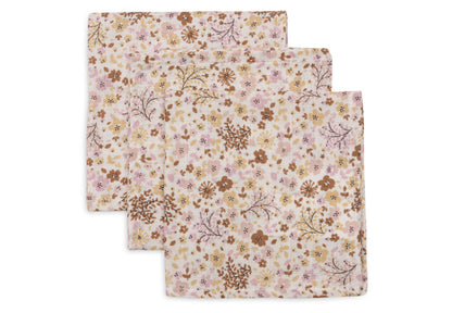 Jollein Hydrofiele Monddoekjes | 31 x 31 cm | 3pack | Flower Fairies