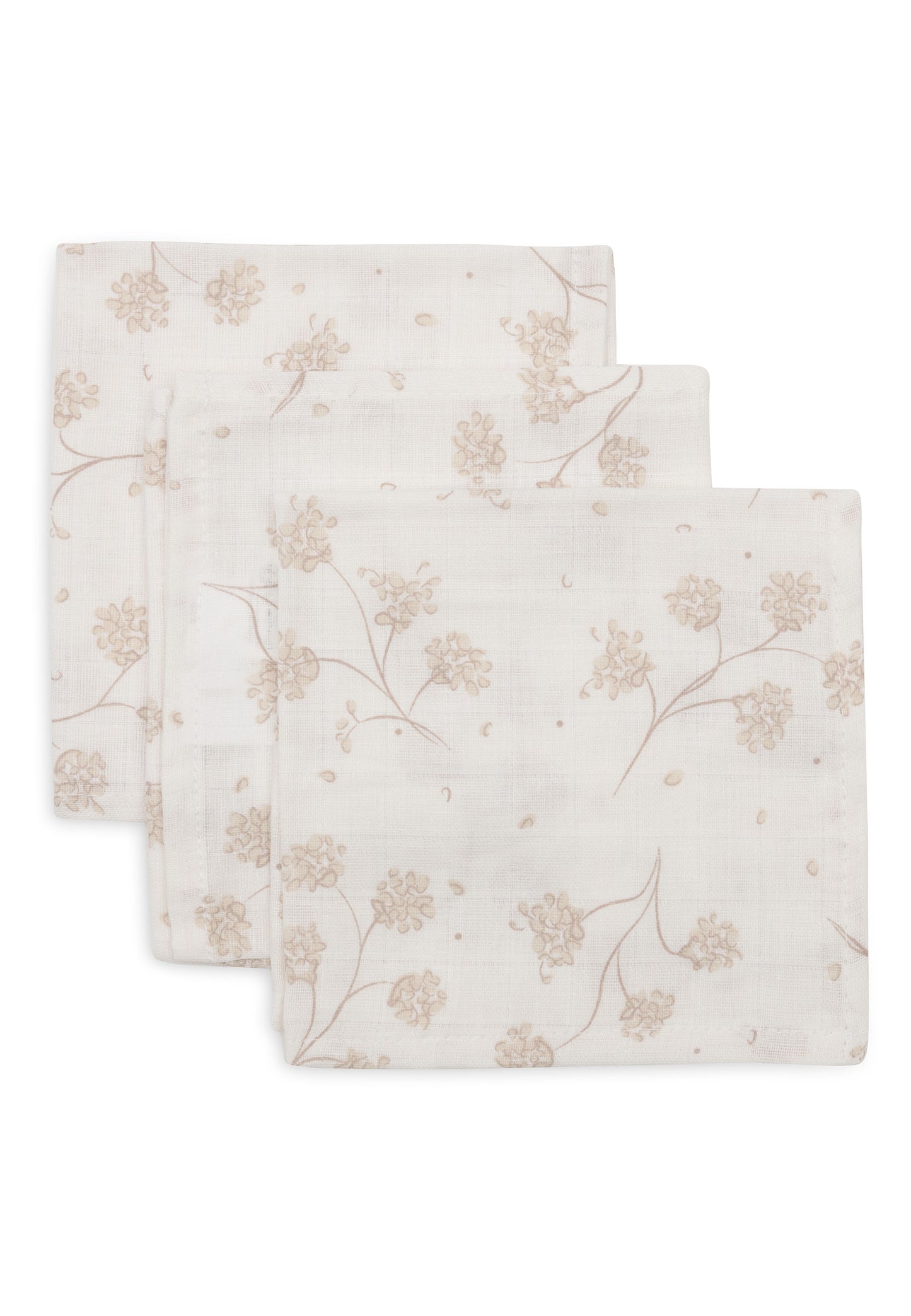 Jollein Hydrofiele Monddoekjes | 31 x 31 cm | 3pack | Leafy Dreams
