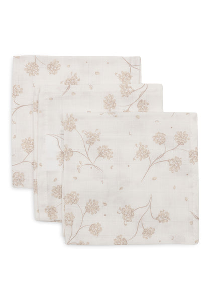 Jollein Hydrofiele Monddoekjes | 31 x 31 cm | 3pack | Leafy Dreams