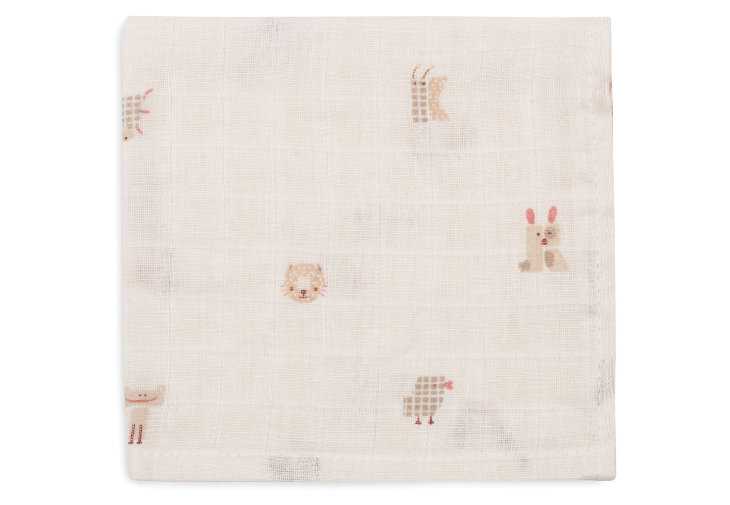 Jollein Hydrofiele Monddoekjes | 31 x 31 cm | 3pack | Animal Friends