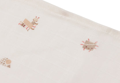 Jollein Hydrofiele Monddoekjes | 31 x 31 cm | 3pack | Animal Friends