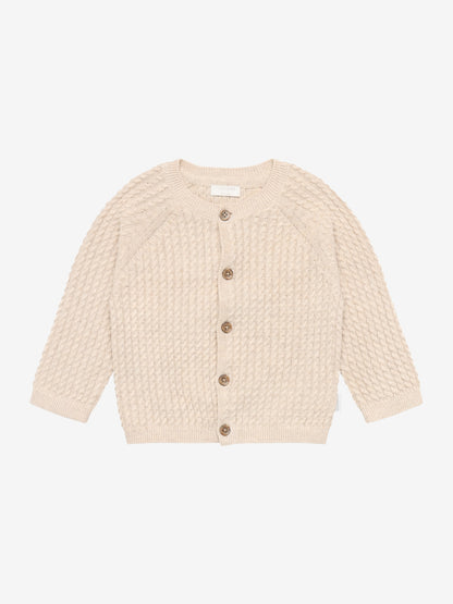 Noppies Vest | Zand Melange | Lange Mouw