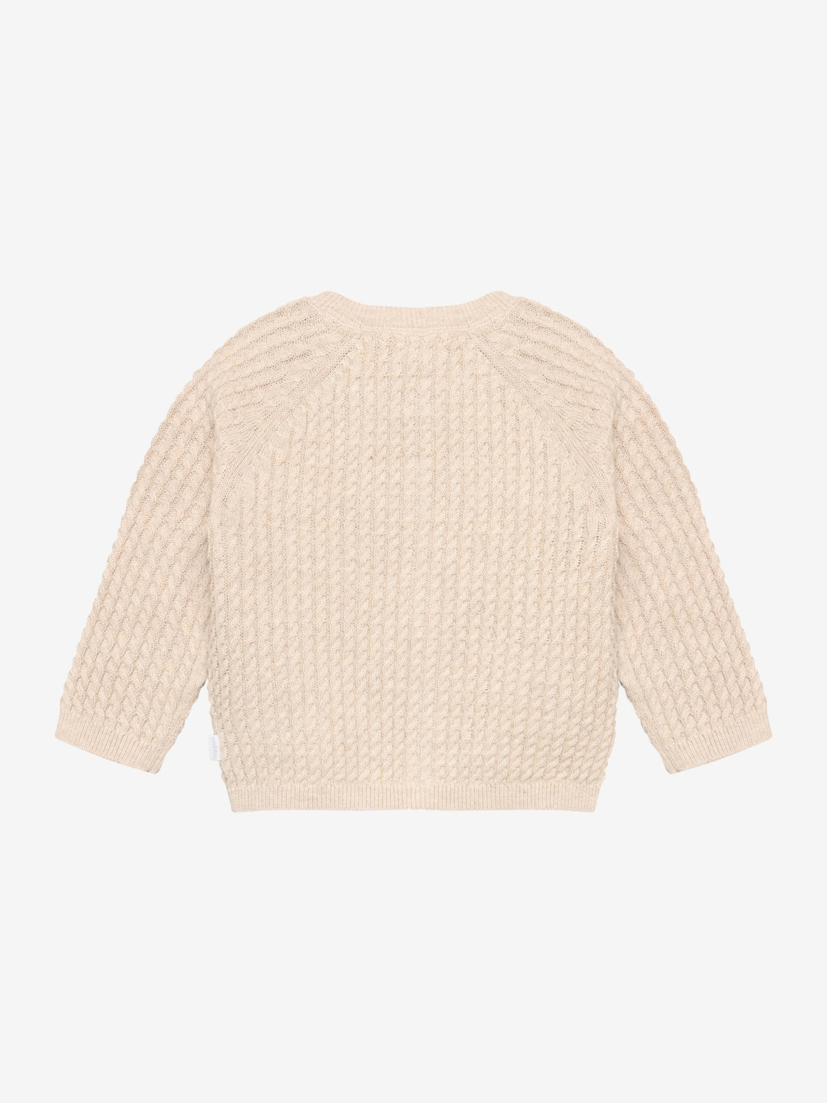 Noppies Vest | Zand Melange | Lange Mouw