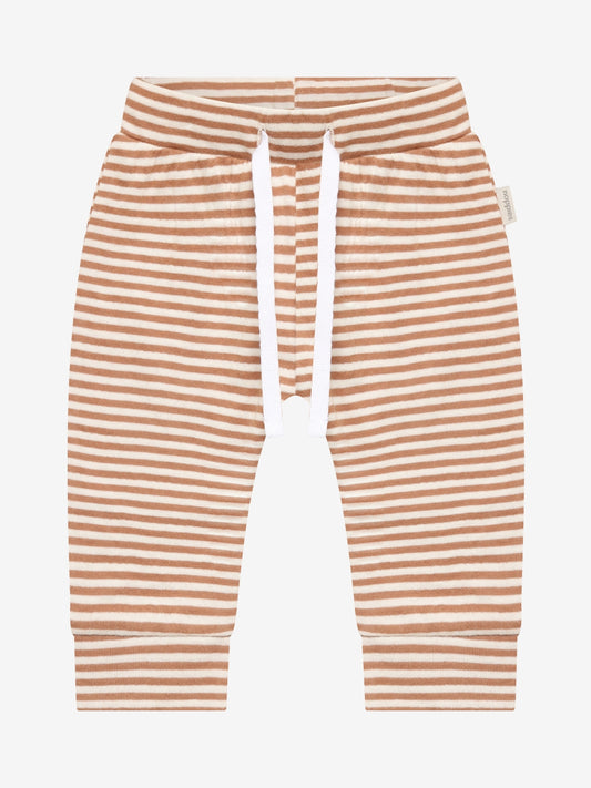 Noppies Loose Fit | Broekje | Gestreept | Mocha Mousse | Bruin