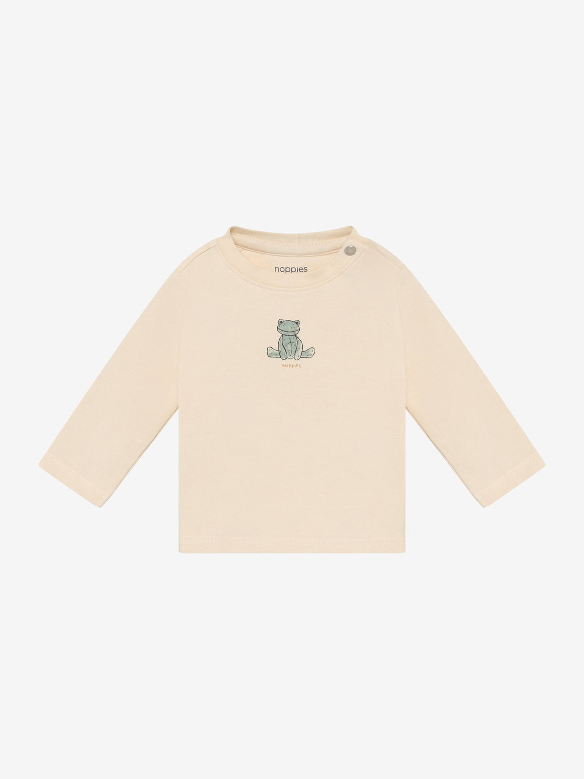 Noppies T-Shirt | Lange Mouw | Buttercream | Beige | Print