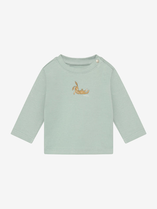 Noppies T-Shirt | Lange Mouw  | Jadelle | Mint Groen | Print