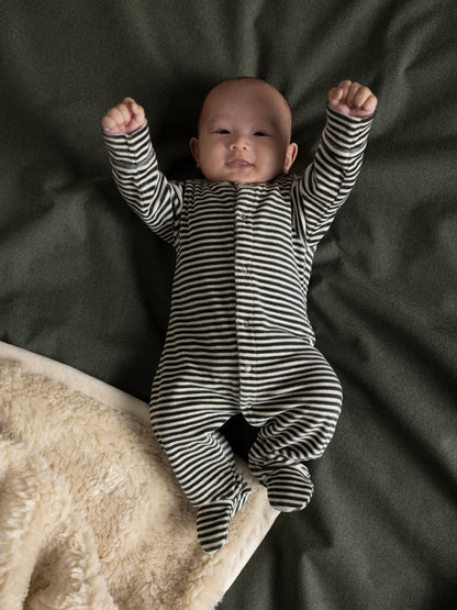Noppies Babypakje | Boxpakje | Met Voetjes | Gestreept | Balsem Groen