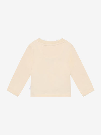 Noppies T-Shirt | Langemouw  | Zacht Geel  | Beige
