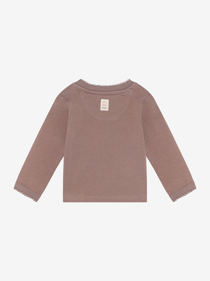 Noppies T-Shirt | Lange Mouw  | Bruin  | Antler