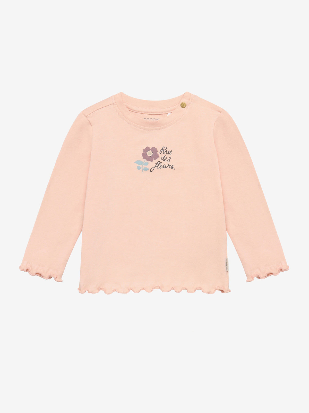 Noppies T-Shirt | Lange Mouw | Rose Dust
