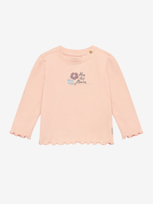 Noppies T-Shirt | Lange Mouw | Rose Dust
