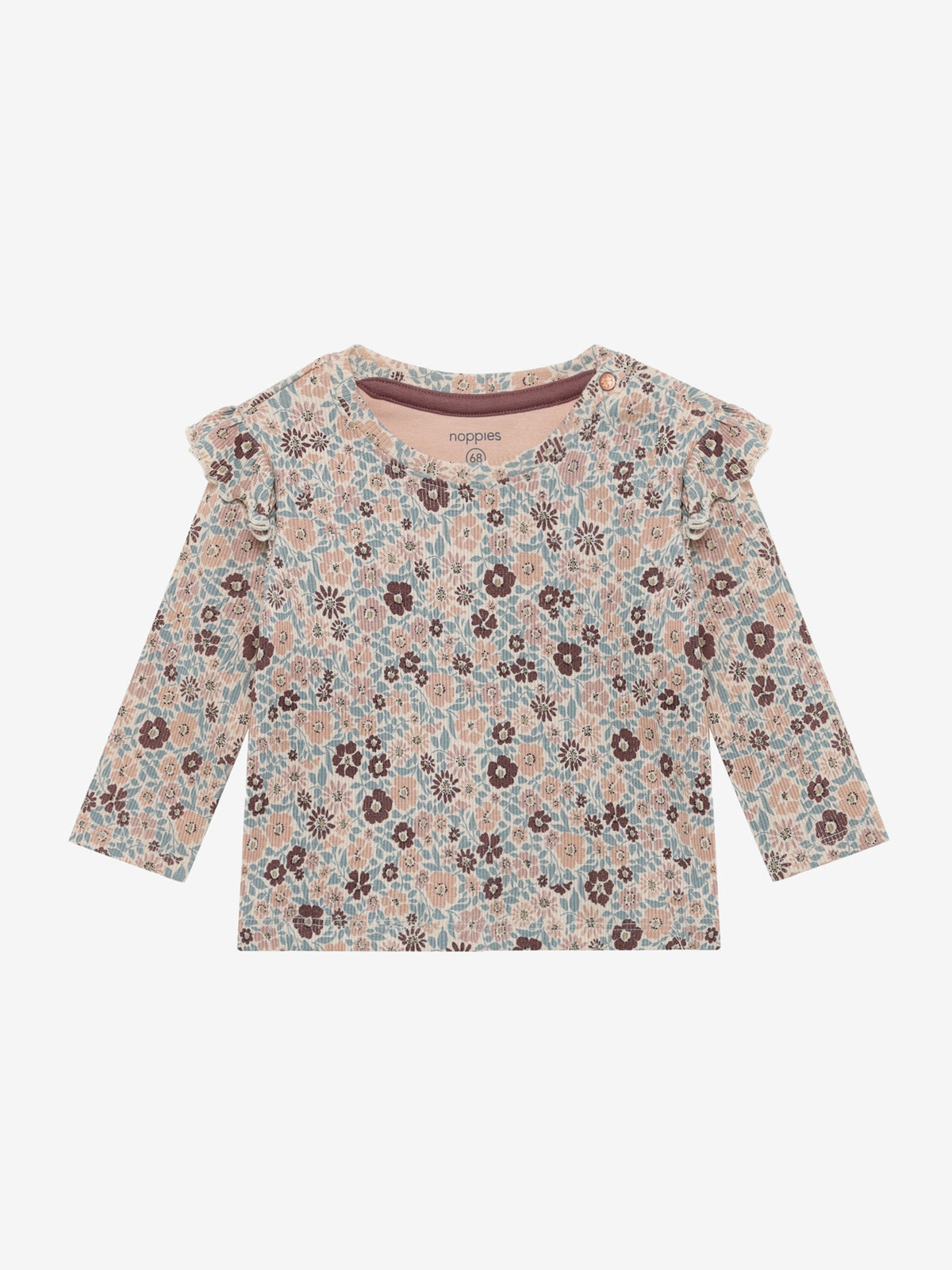 Noppies T-Shirt | Lange Mouw | Rose Dust | Gebloemd