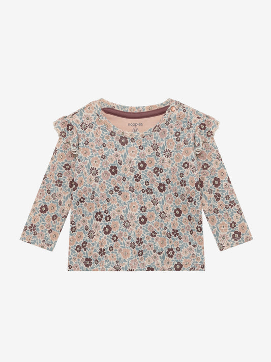 Noppies T-Shirt | Lange Mouw | Rose Dust | Gebloemd