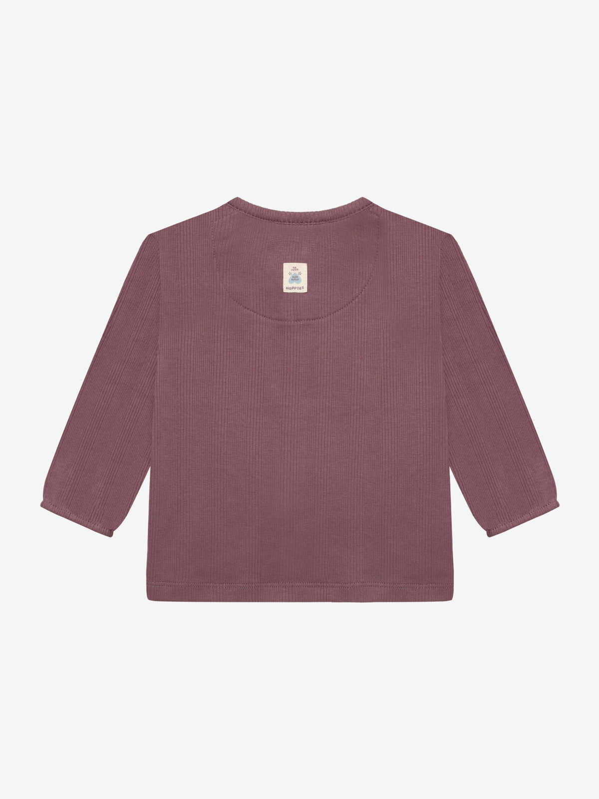 Noppies T-Shirt | Lange Mouw | Rose Taupe | Strikjes