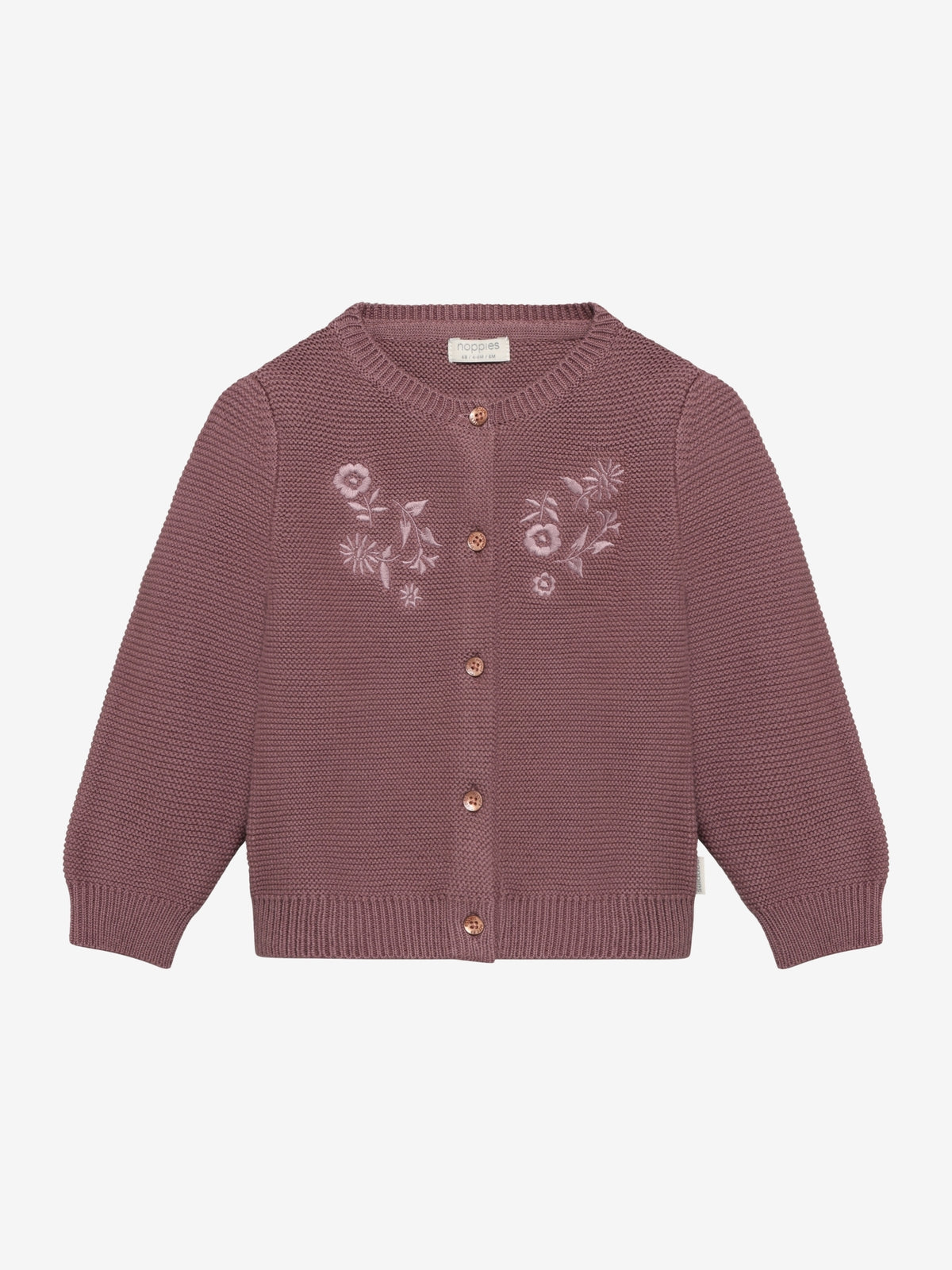 Noppies Vest | Rose Taupe | Lange Mouw | Cardigan