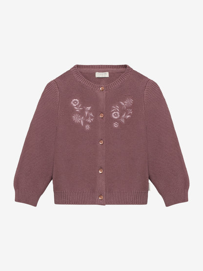 Noppies Vest | Rose Taupe | Lange Mouw | Cardigan
