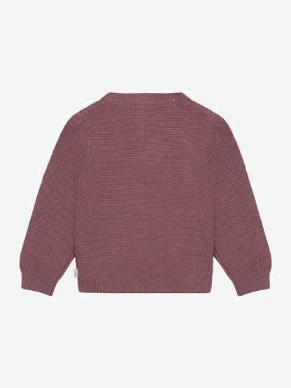 Noppies Vest | Rose Taupe | Lange Mouw | Cardigan