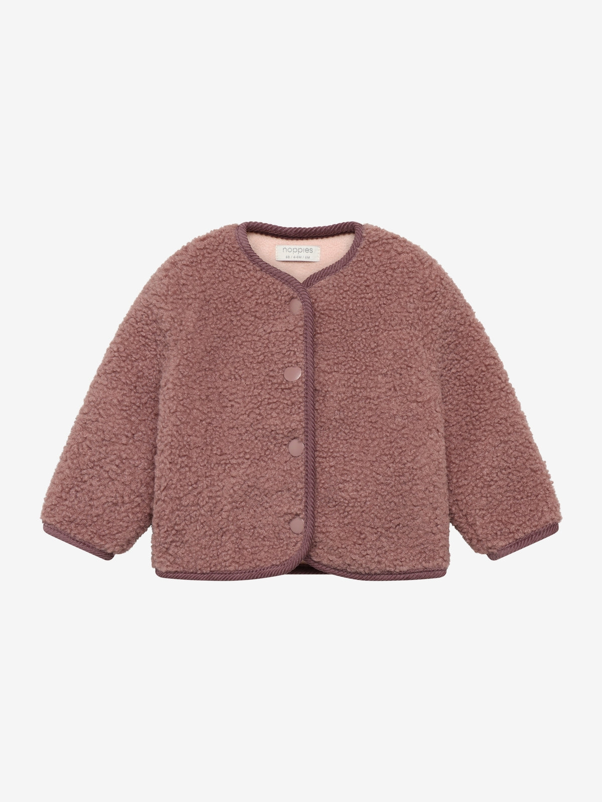 Noppies Jas | Teddystof | Indoor | Rose Taupe