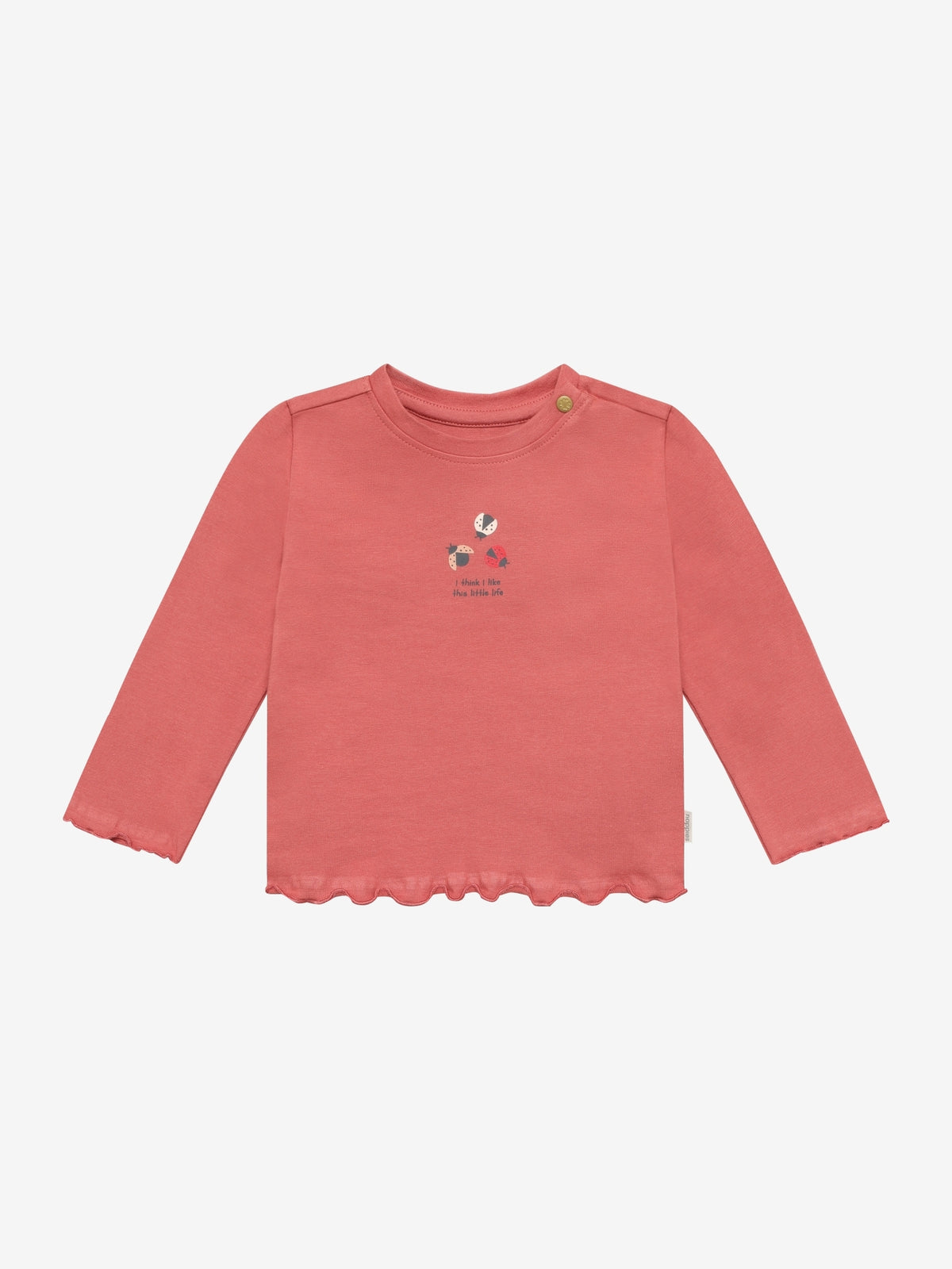 Noppies T-Shirt | Lange Mouw | Dusty Cedar