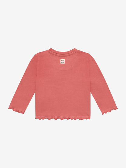 Noppies T-Shirt | Lange Mouw | Dusty Cedar