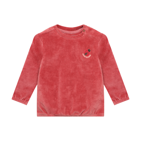 Noppies Sweater | Lange Mouw | Dusty Cedar | Velours