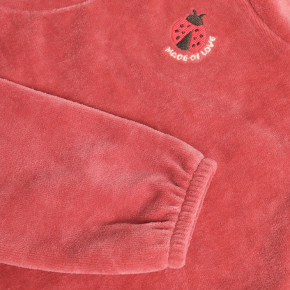Noppies Sweater | Lange Mouw | Dusty Cedar | Velours
